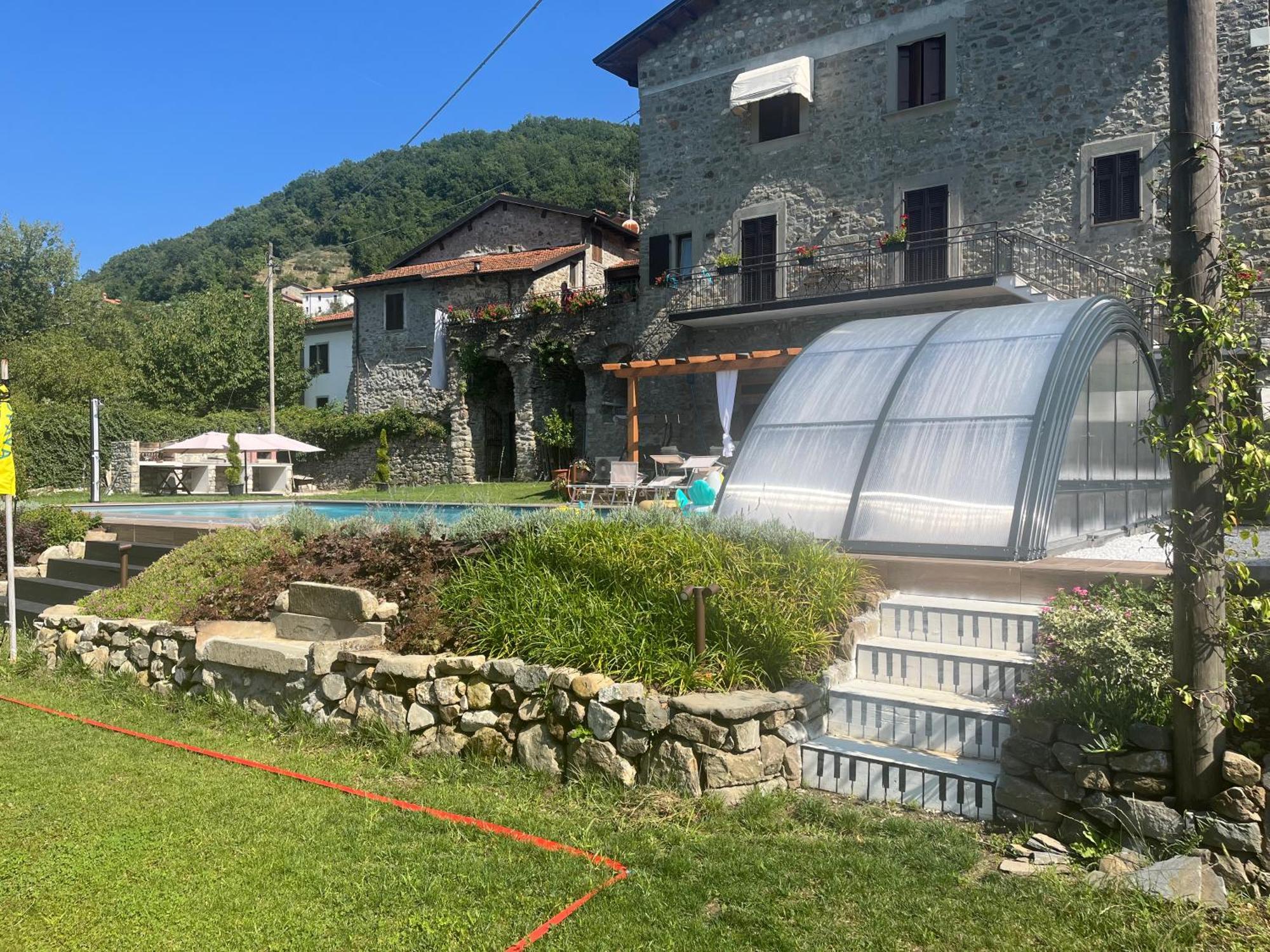 Al Buffardel Apartment Bagnone Bagian luar foto